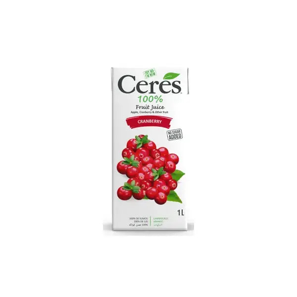 Cranberry Juice Without Sugar – 1L | Pure & Natural Drink