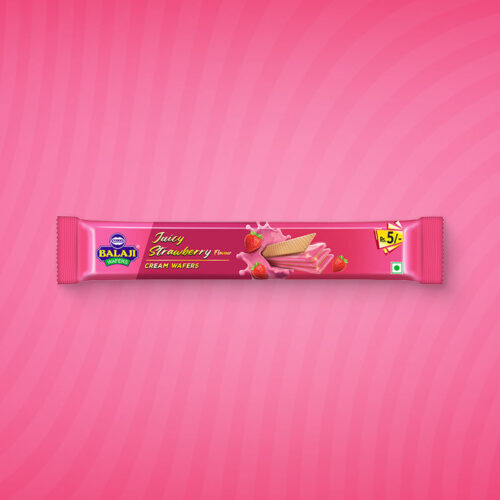 Cream Wafers - Juicy Strawberry