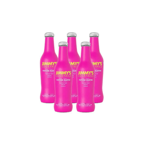 Jimmy’s Cocktails Popstar Martini 250ml (Pack of 5)