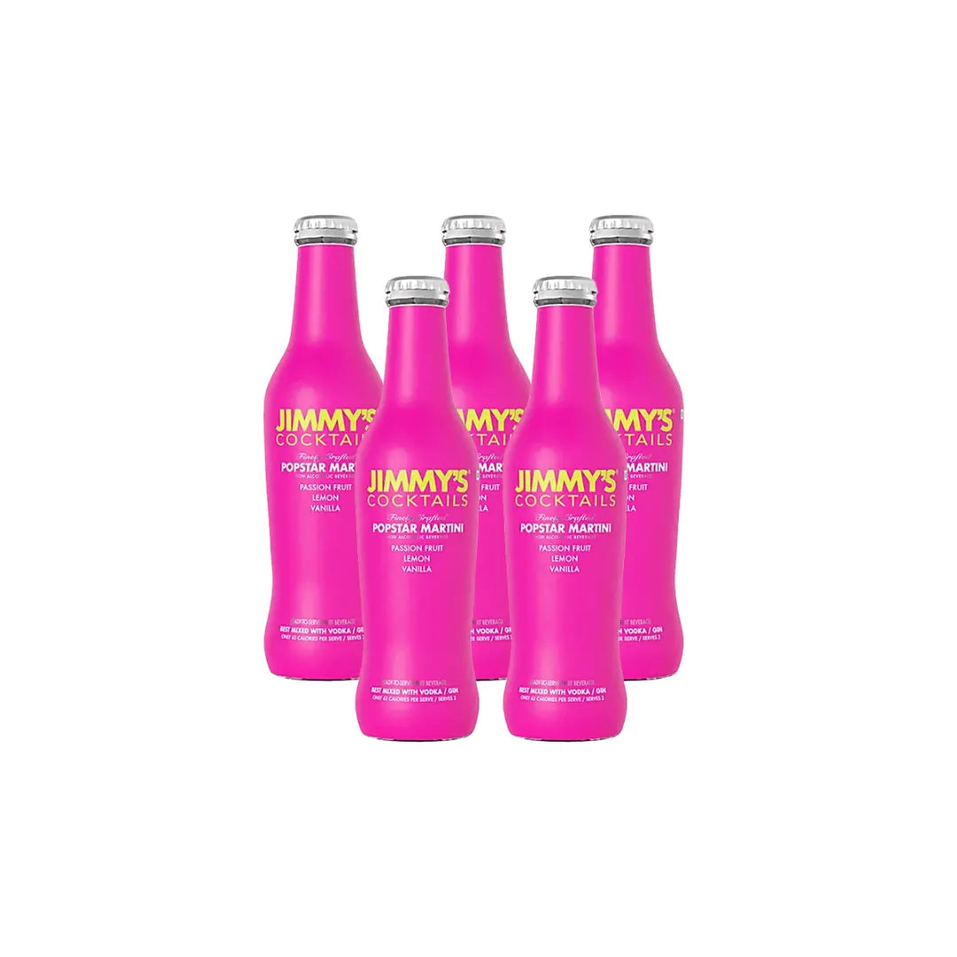 Jimmy’s Cocktails Popstar Martini 250ml (Pack of 5)