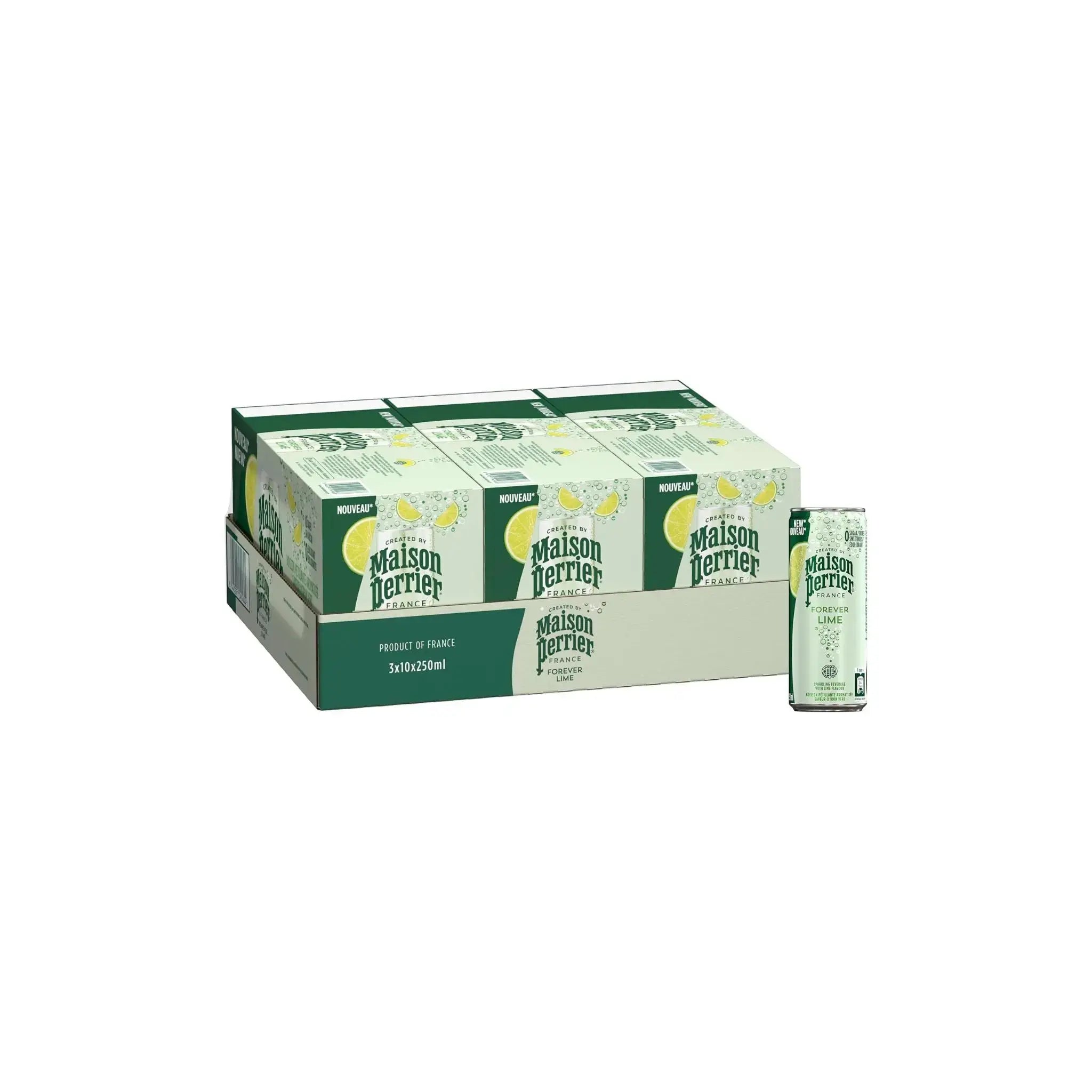 Maison Perrier Forever Lime Sparkling Drink โ 250ml (Pack of 30)