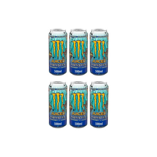 Monster Aussie Lemonade Energy Drink, 500ml (Pack of 6), imported