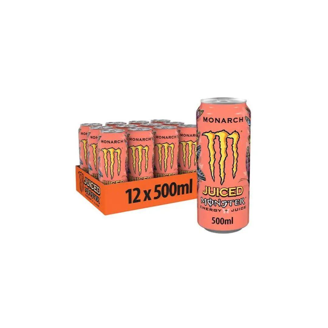 Monster Energy Monarch Juiced Energy Drink 500ml (Pack of 12)