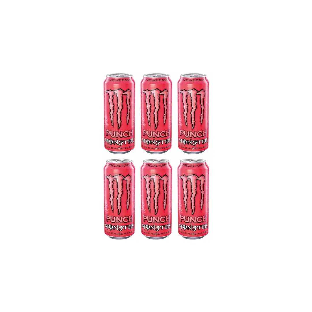 Monster Pipeline Punch Juiced Energy Drink 500ml (Pack of 6)