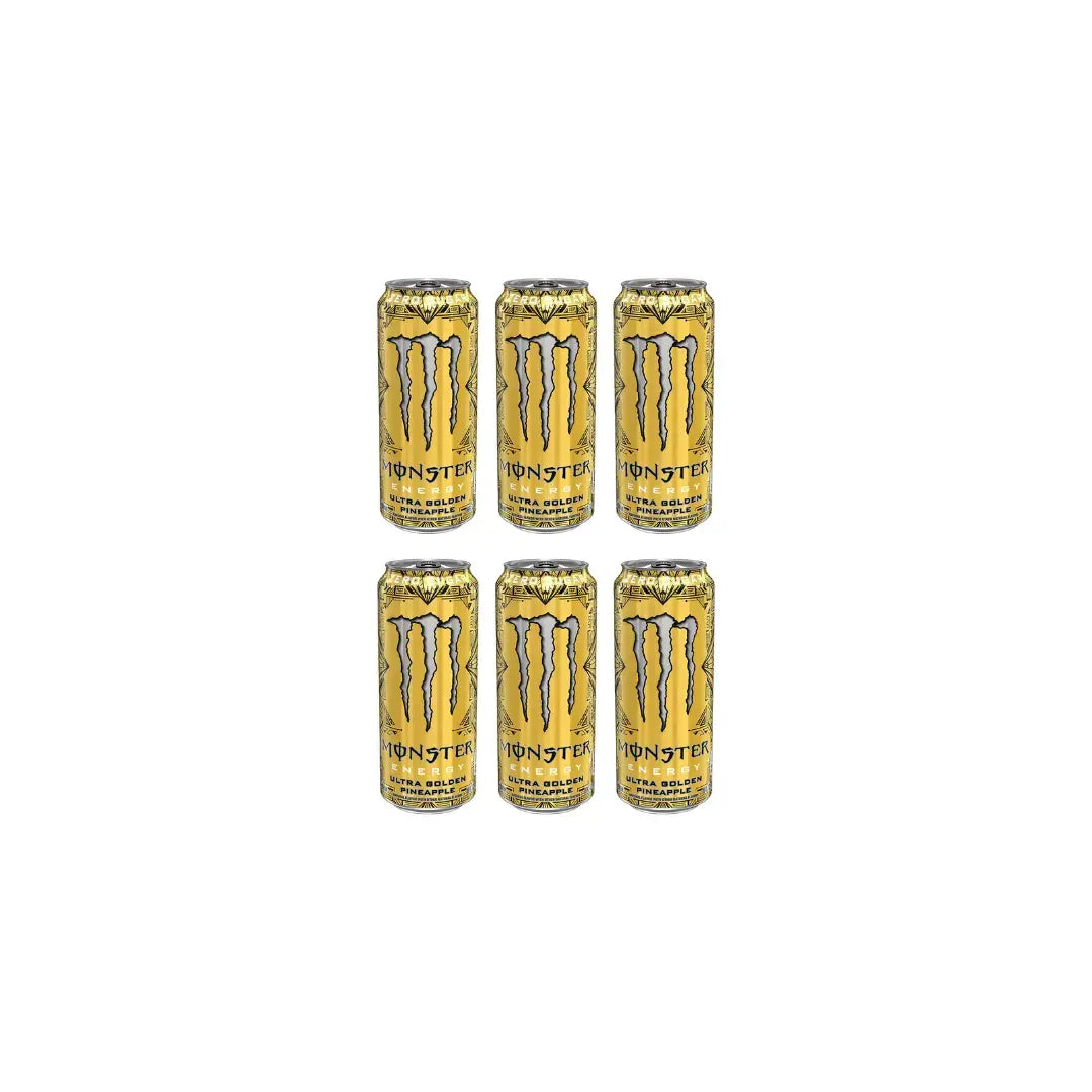 Monster Ultra Golden Pineapple Zero Sugar – 500 ml Pack of 6