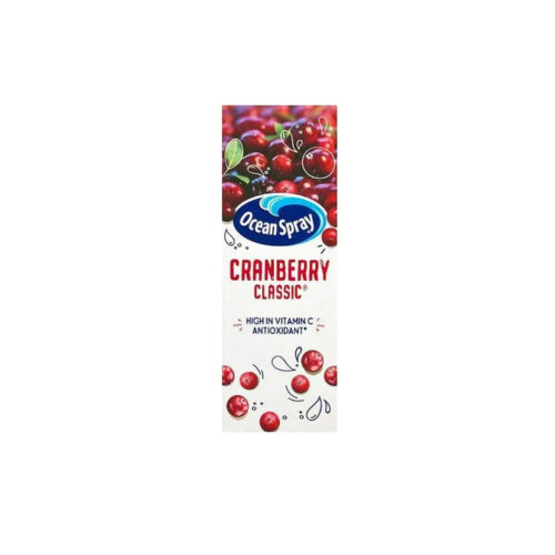 Ocean Spray Cranberry Classic Juice 1L – 100% Pure, Healthy Cranberry Drink