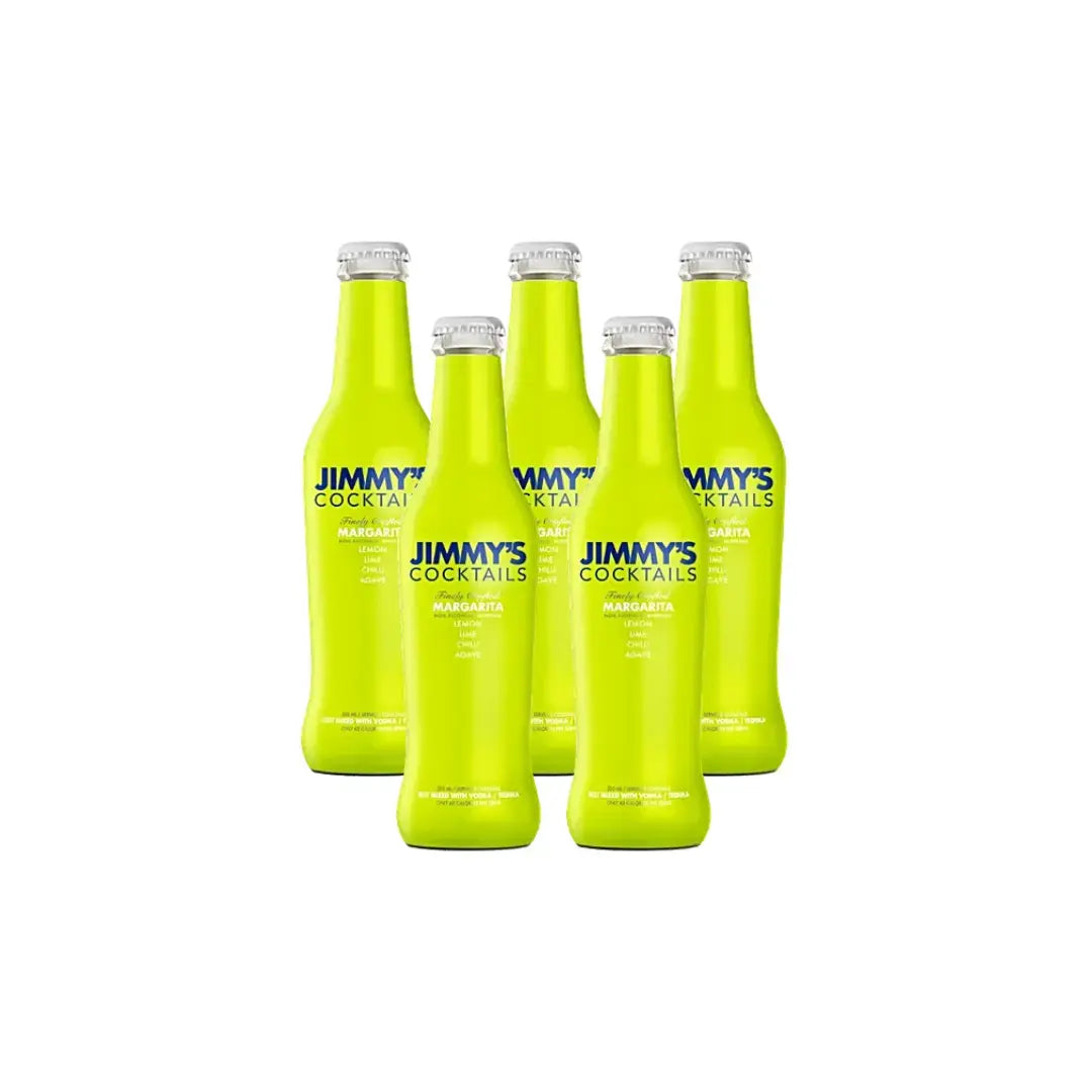 Jimmy’s Cocktails Margarita 250ml (Pack of 5) – Ready-to-Drink Cocktail