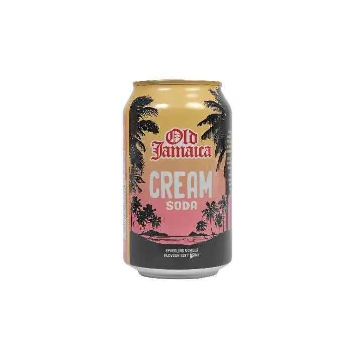 Old Jamaica Cream Soda 330ml Can Vanilla Soft Drink