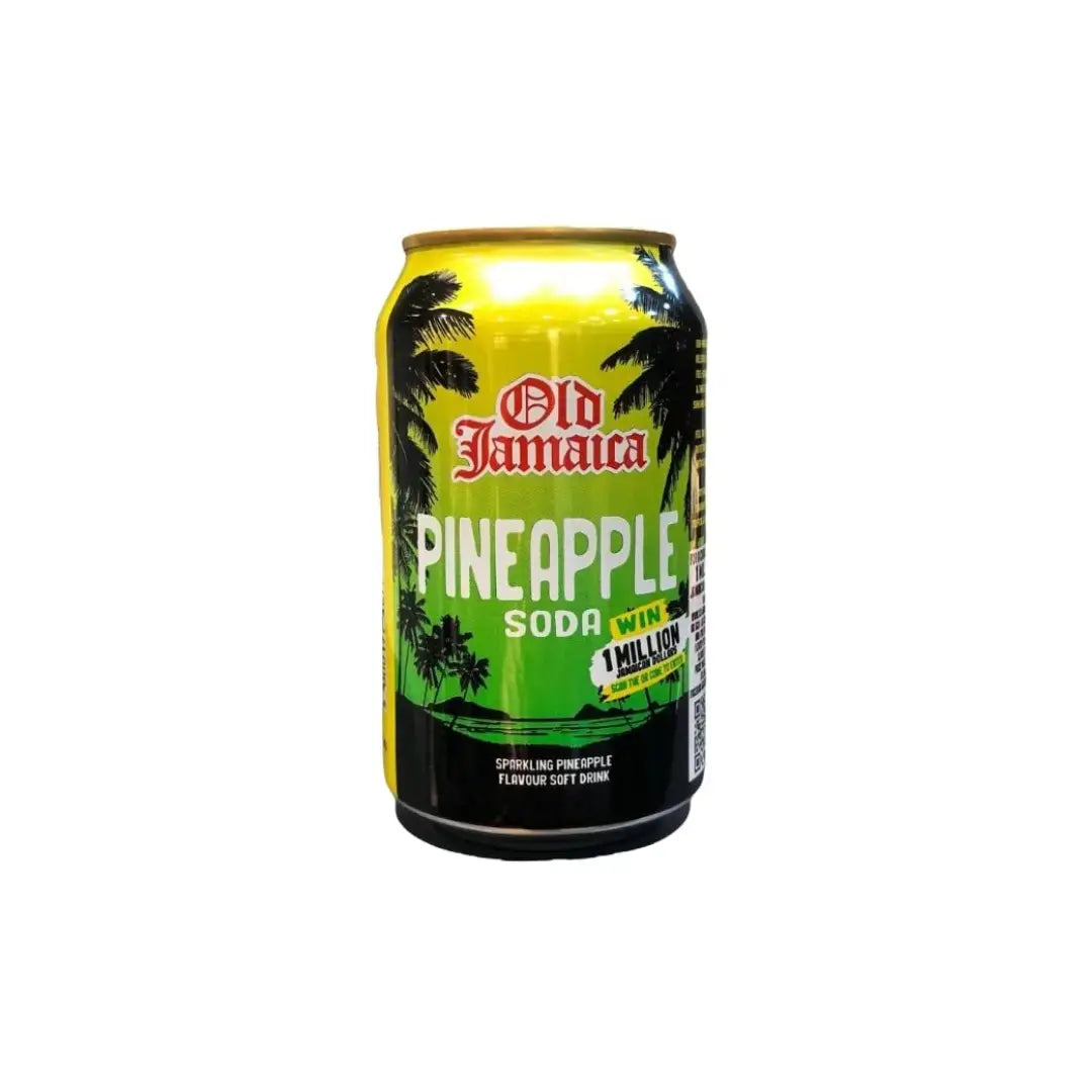 Old Jamaica Pineapple Soda Can 330ml Imported Drink